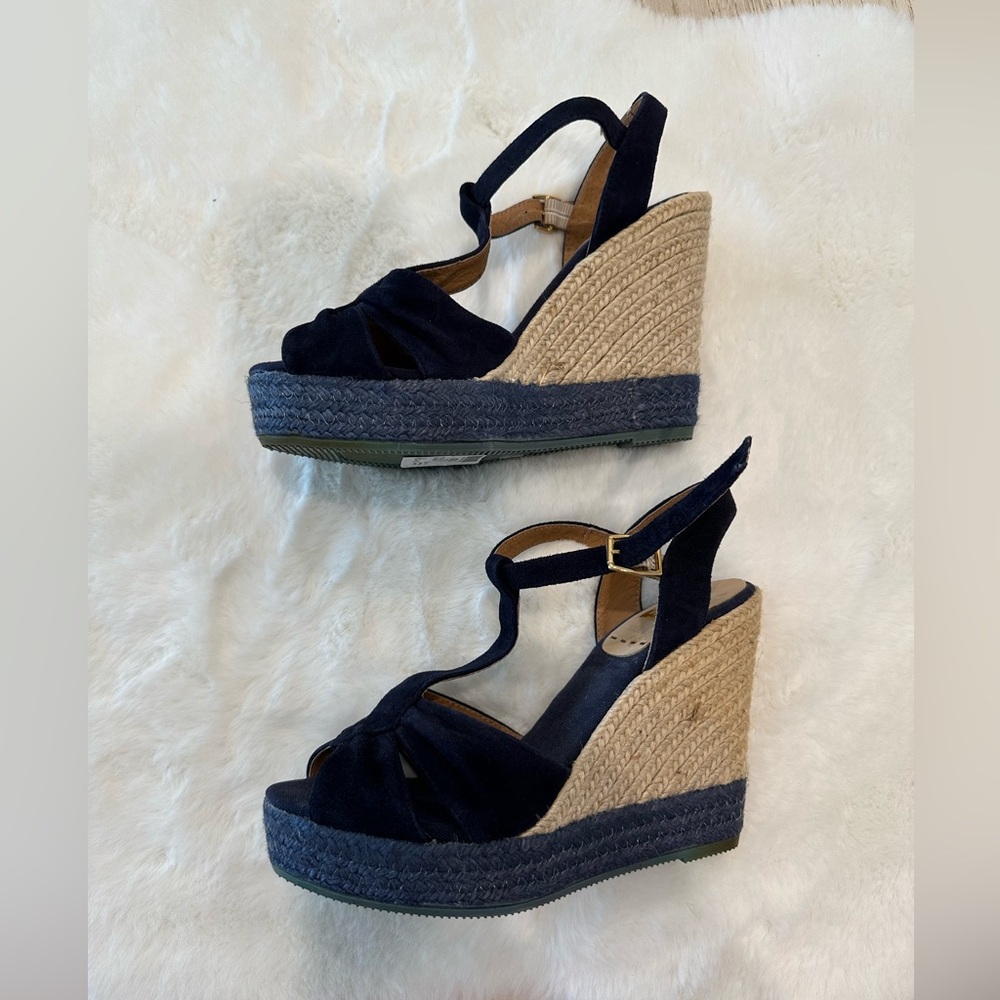 Suede Wedges NWT